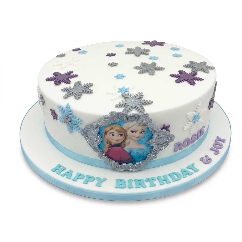 Frozen Birthday Cake for Girls