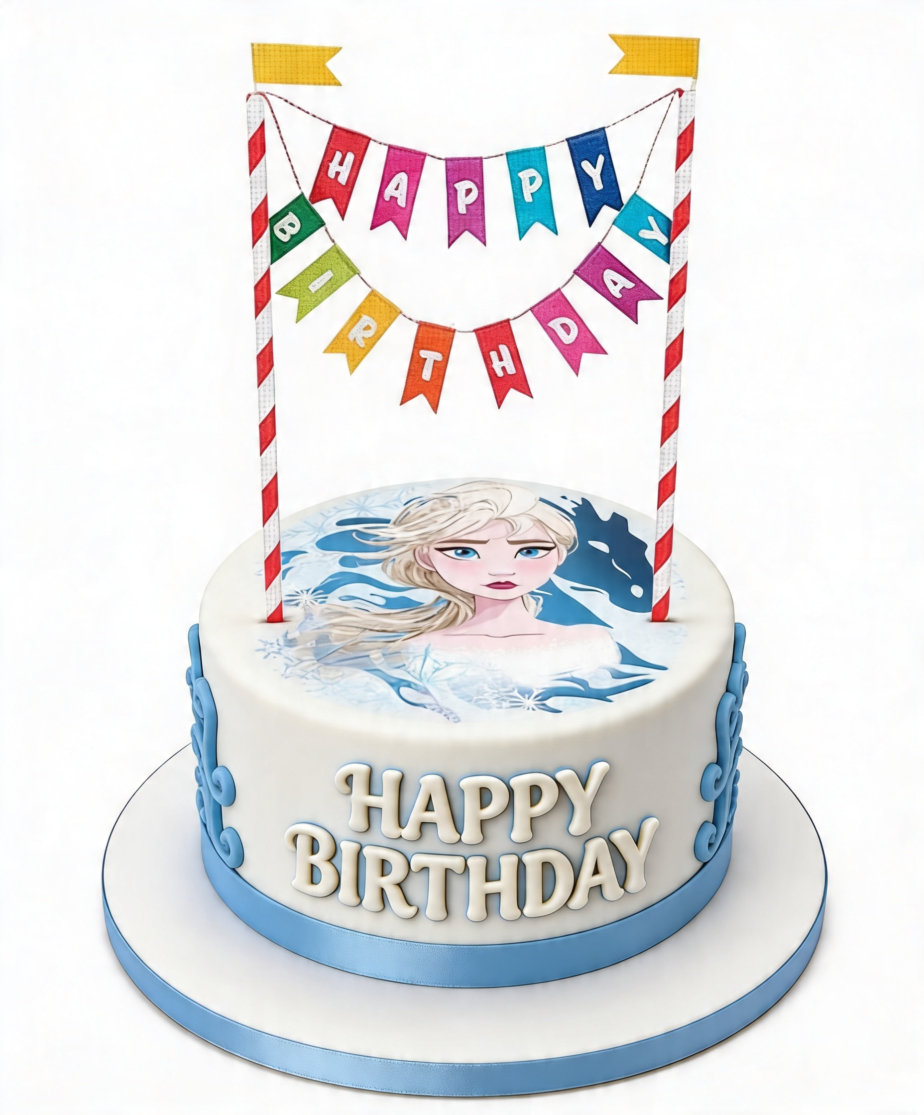 Disney Frozen Elsa Birthday Cake for Girls
