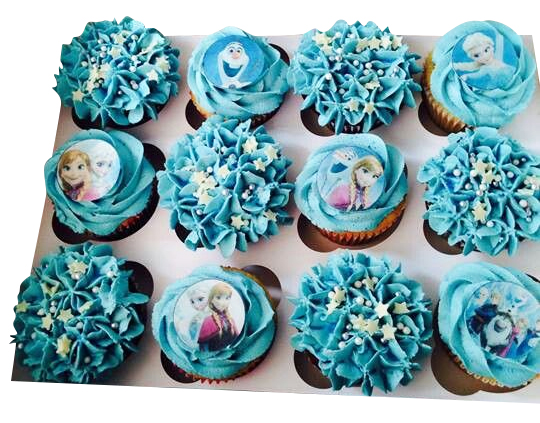 Frozen Theme Cupcakes