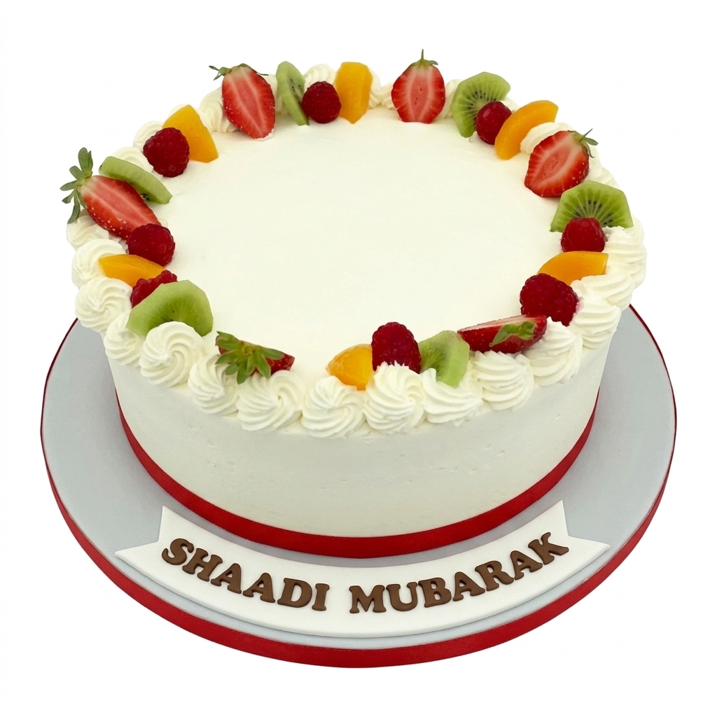 Fresh Fruit Celebration Cake