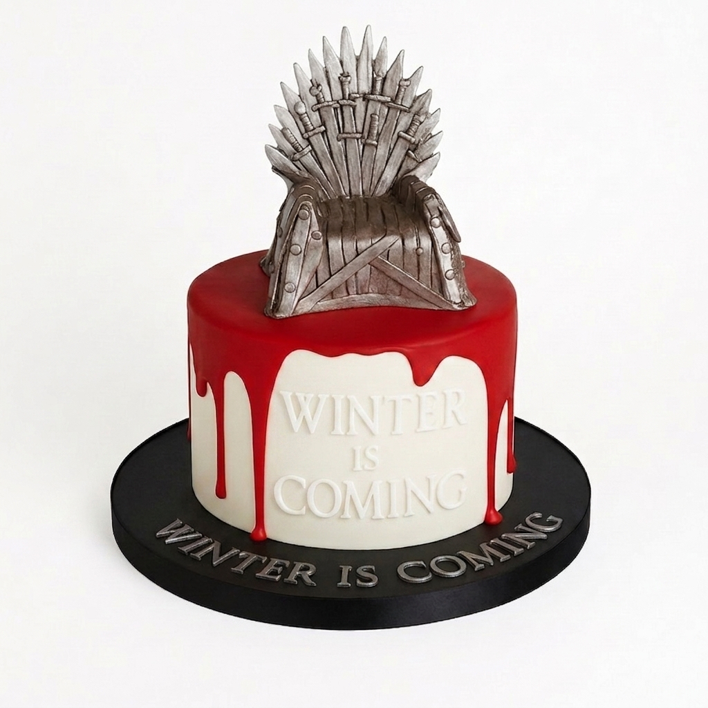 Game of Thrones Iron Throne Birthday Cake