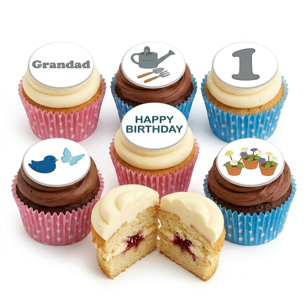 Gardening & Nature Birthday Cupcakes