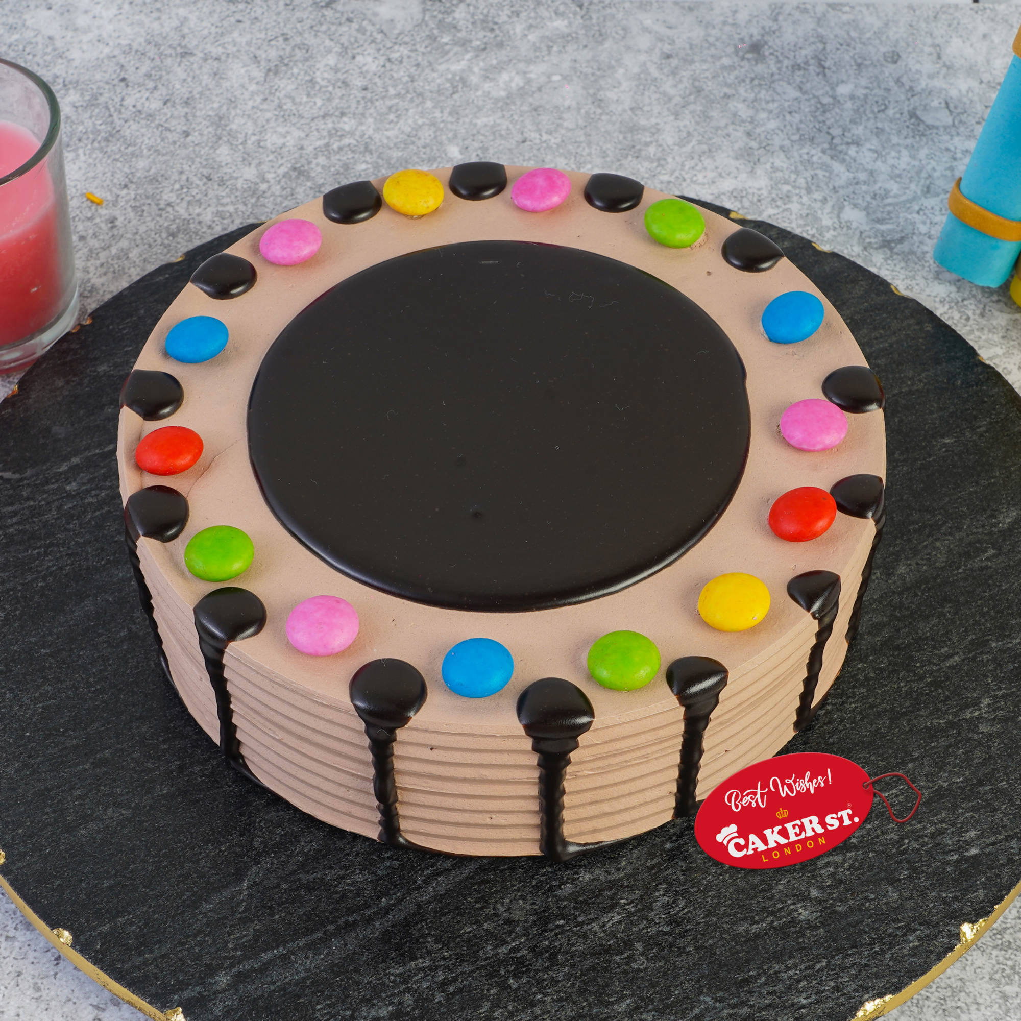 Gems Chocolate Delight Cake 