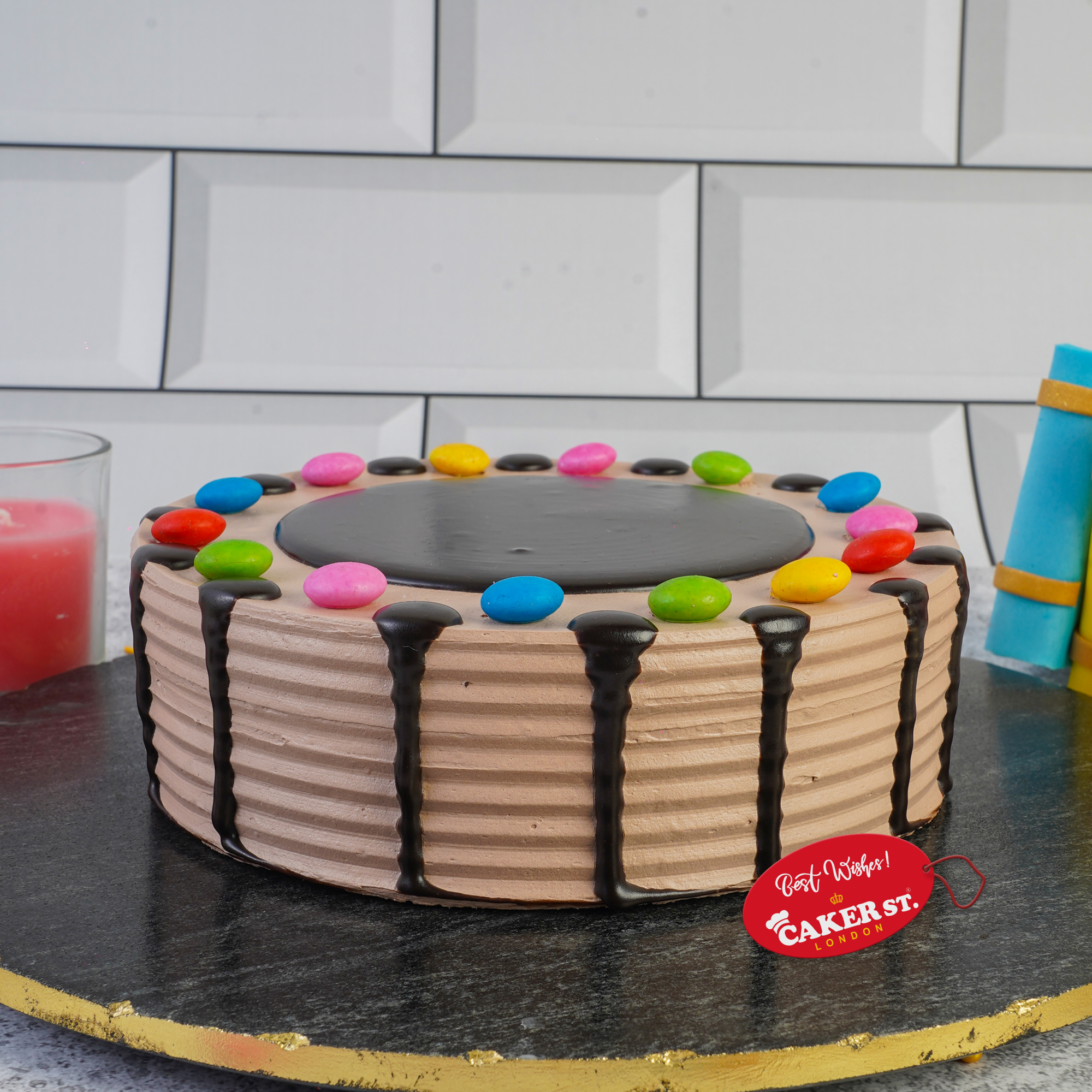 Gems Chocolate Delight Cake 