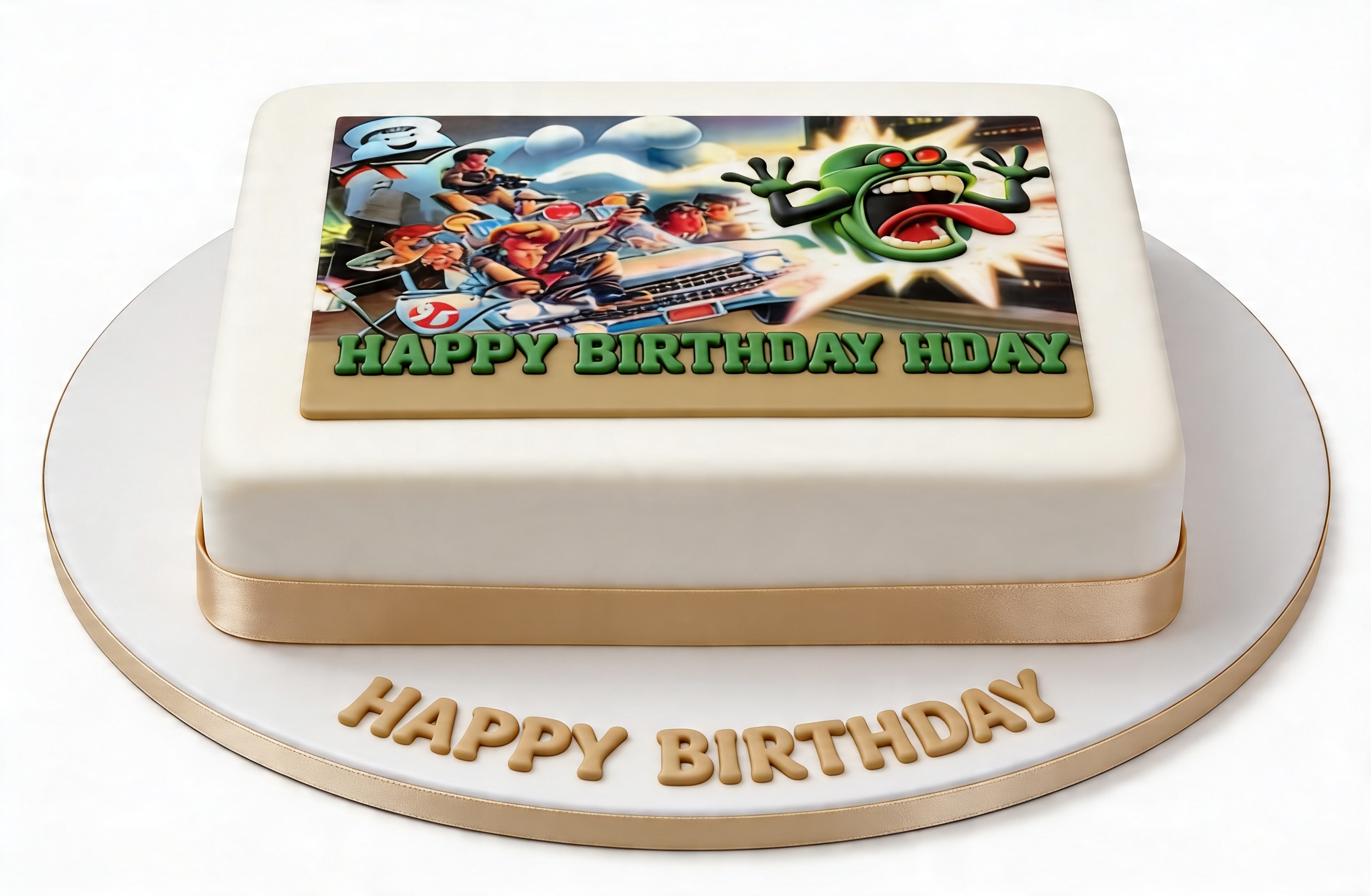 Ghostbusters Birthday Cake