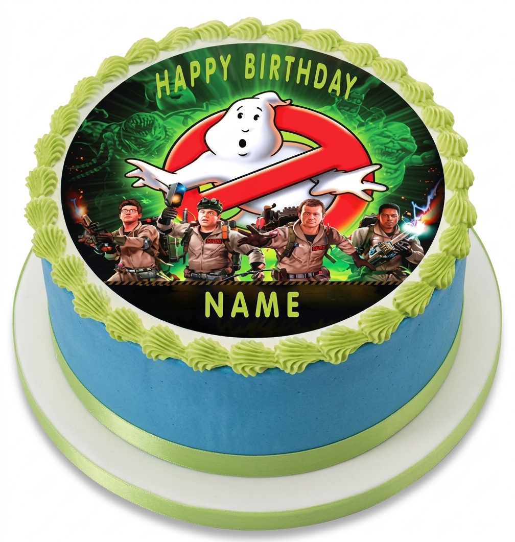 Ghostbusters Birthday Cake