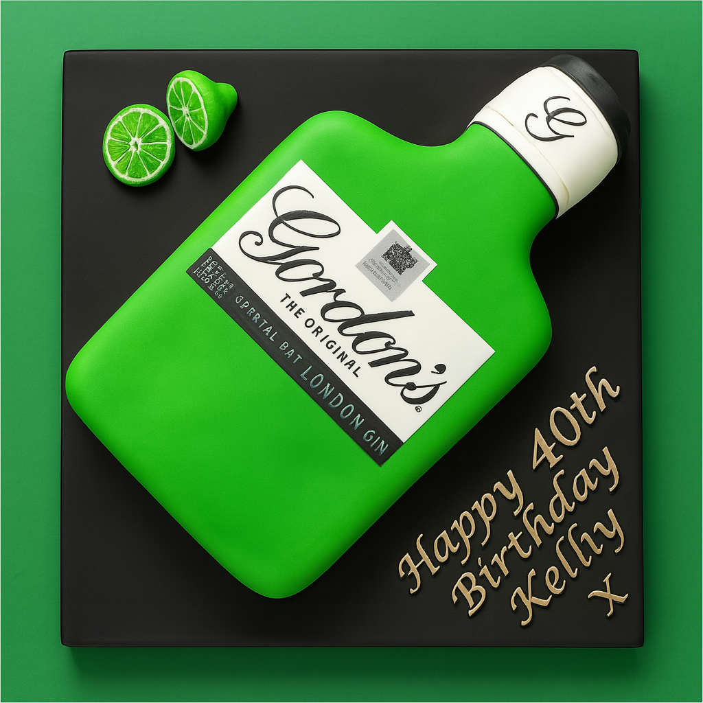 Gin Bottle Cake
