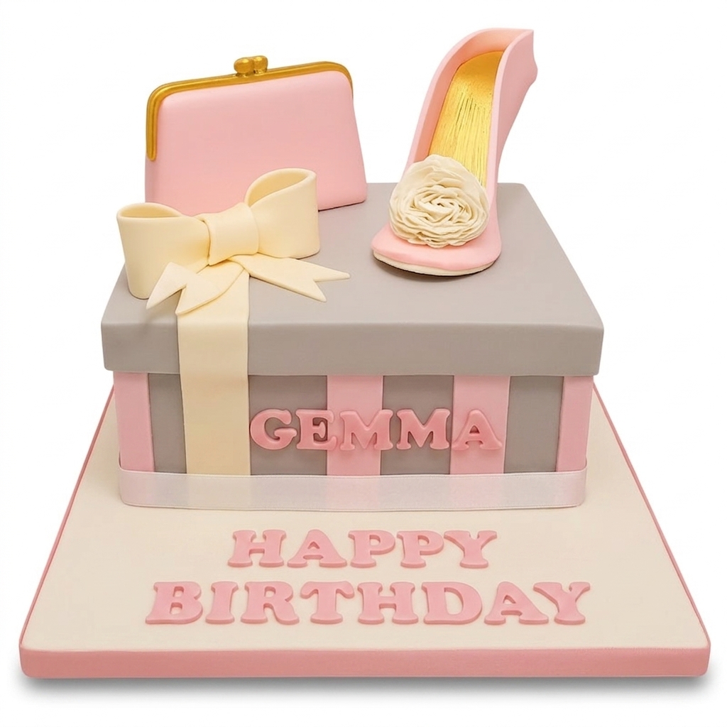 High Heel & Handbag Birthday Cake for Her