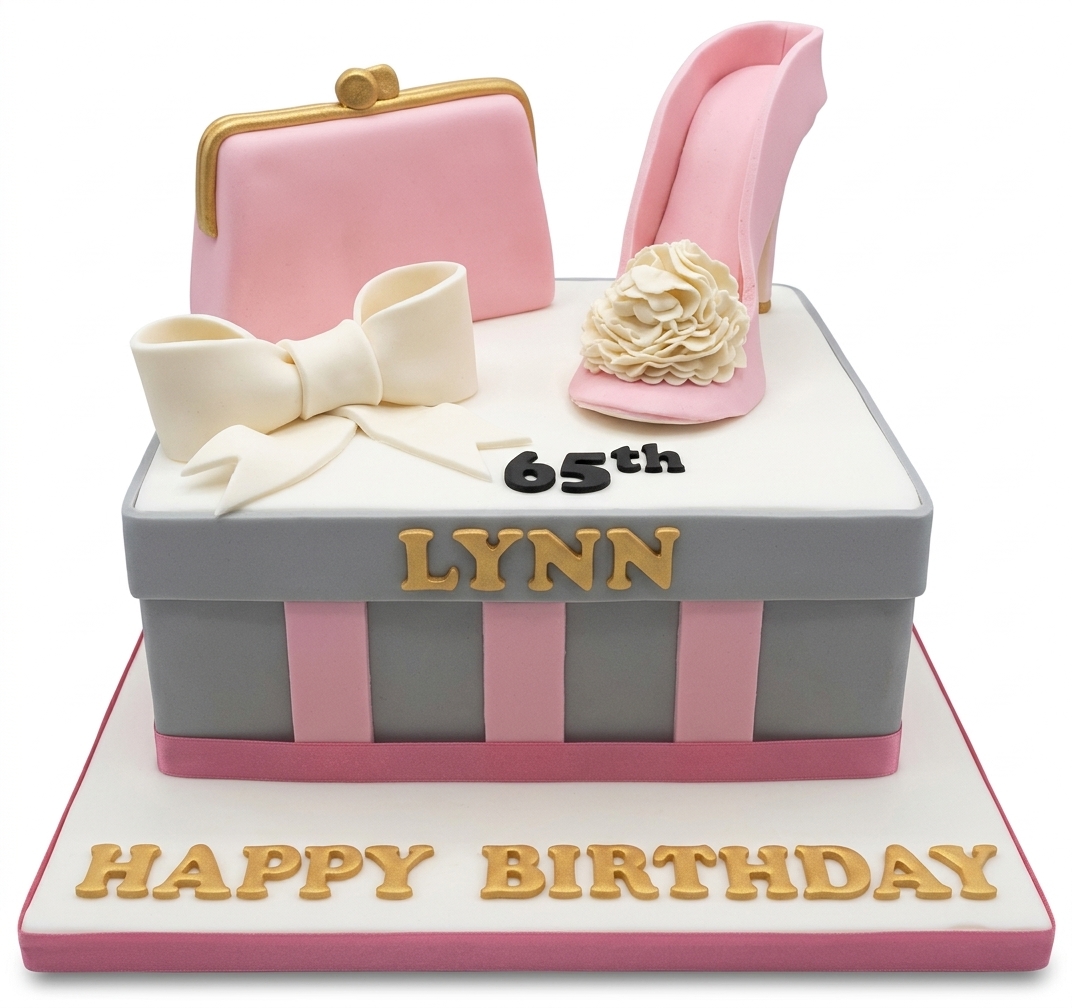 High Heel & Handbag Birthday Cake for Her