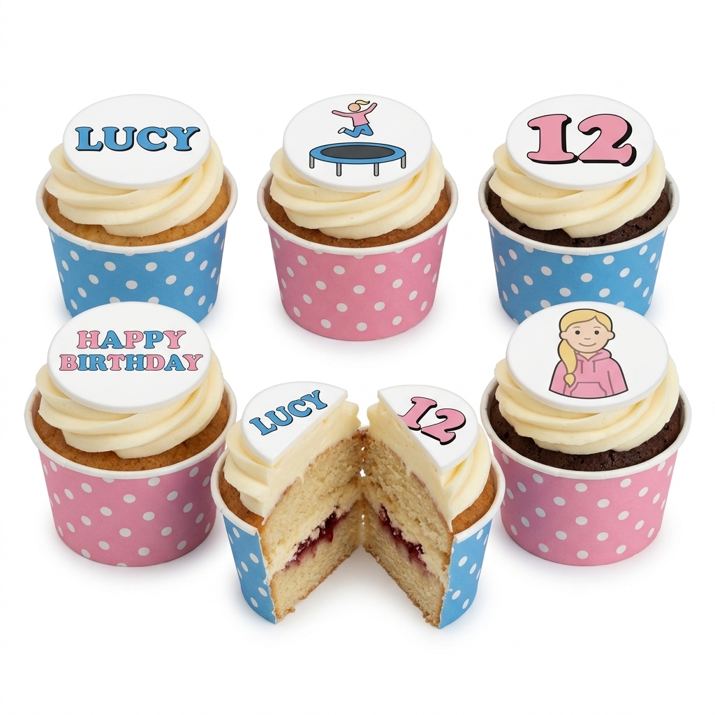 Fun Activity Birthday Cupcakes for Girls