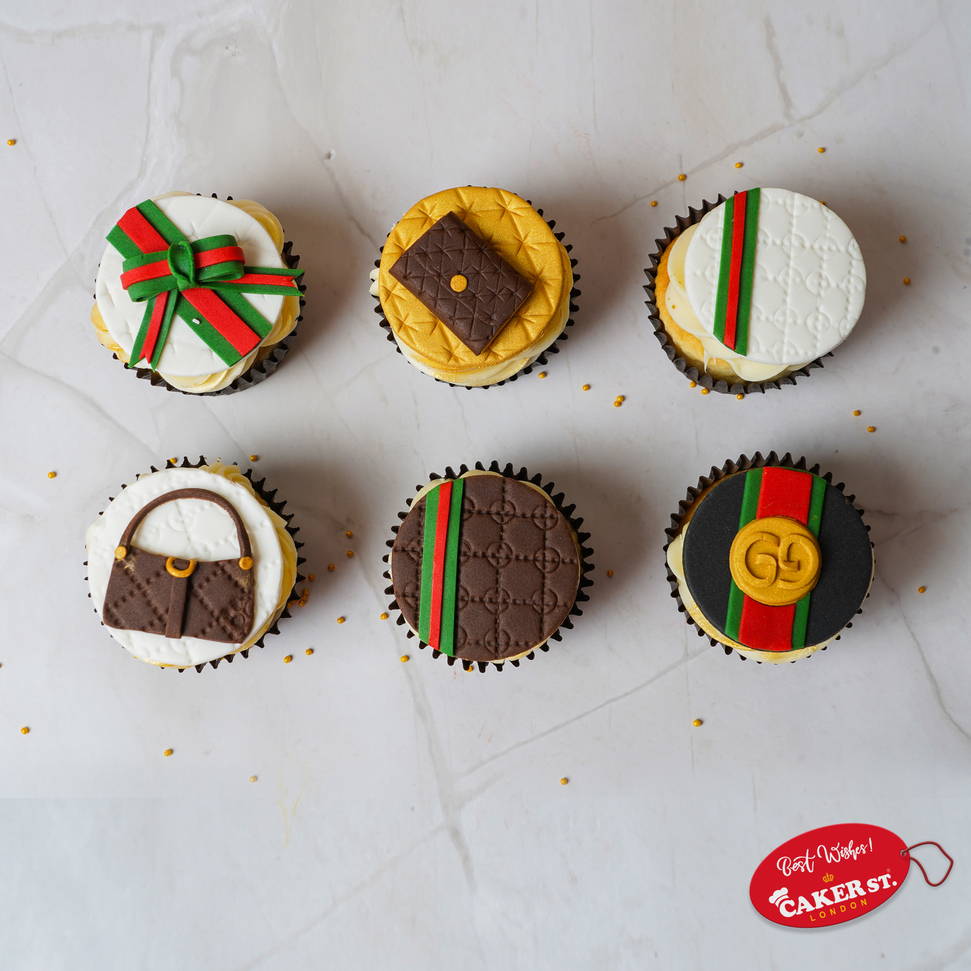 Glitz Gucci Cupcakes
