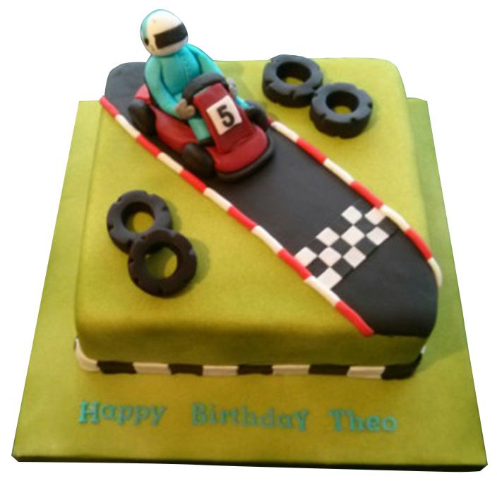 go kart cake