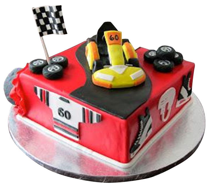 go kart cake