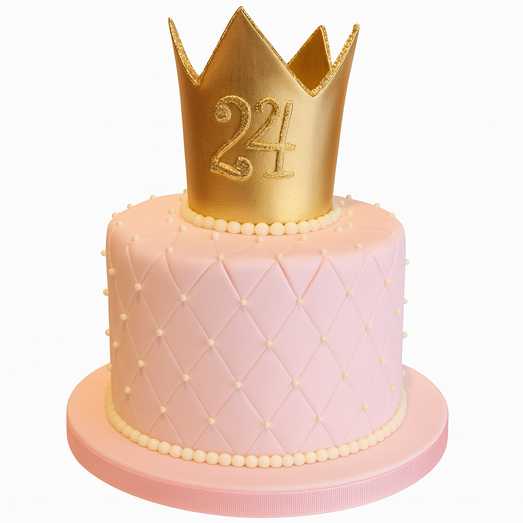 Gold Crown Cake