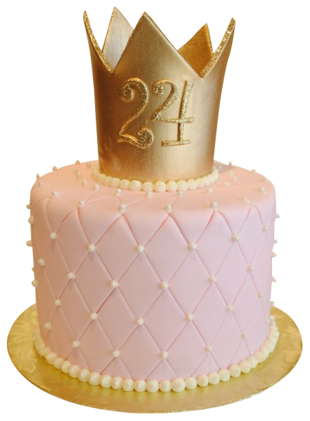 Gold Crown Cake