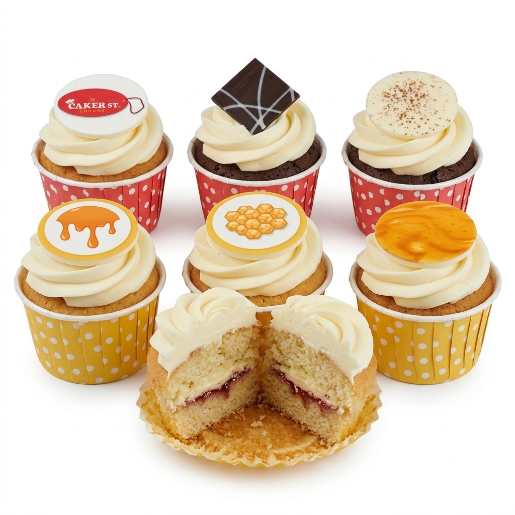 Assorted Celebration Cupcakes Box - Perfect for Any Occasion