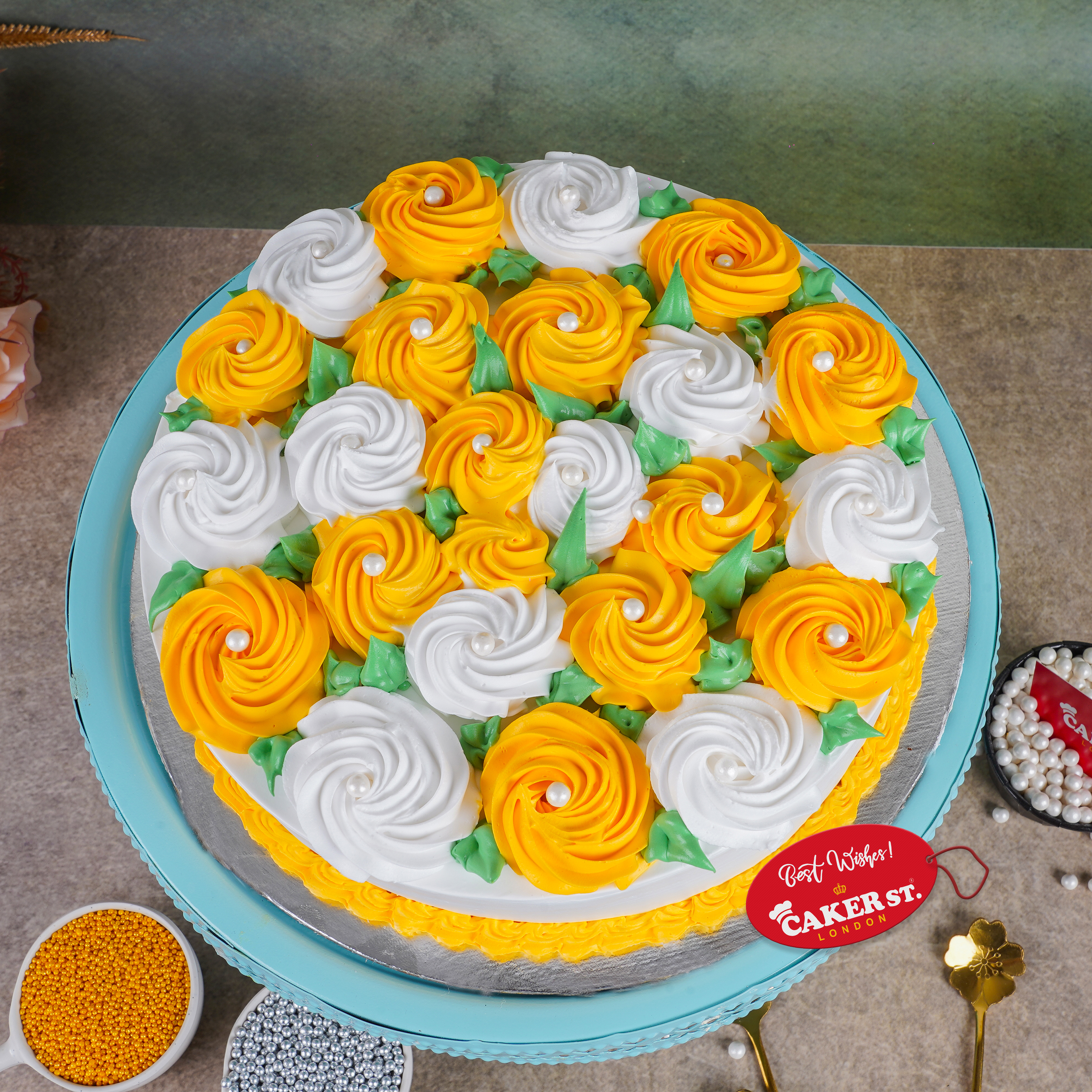 Pineapple Rose Cake