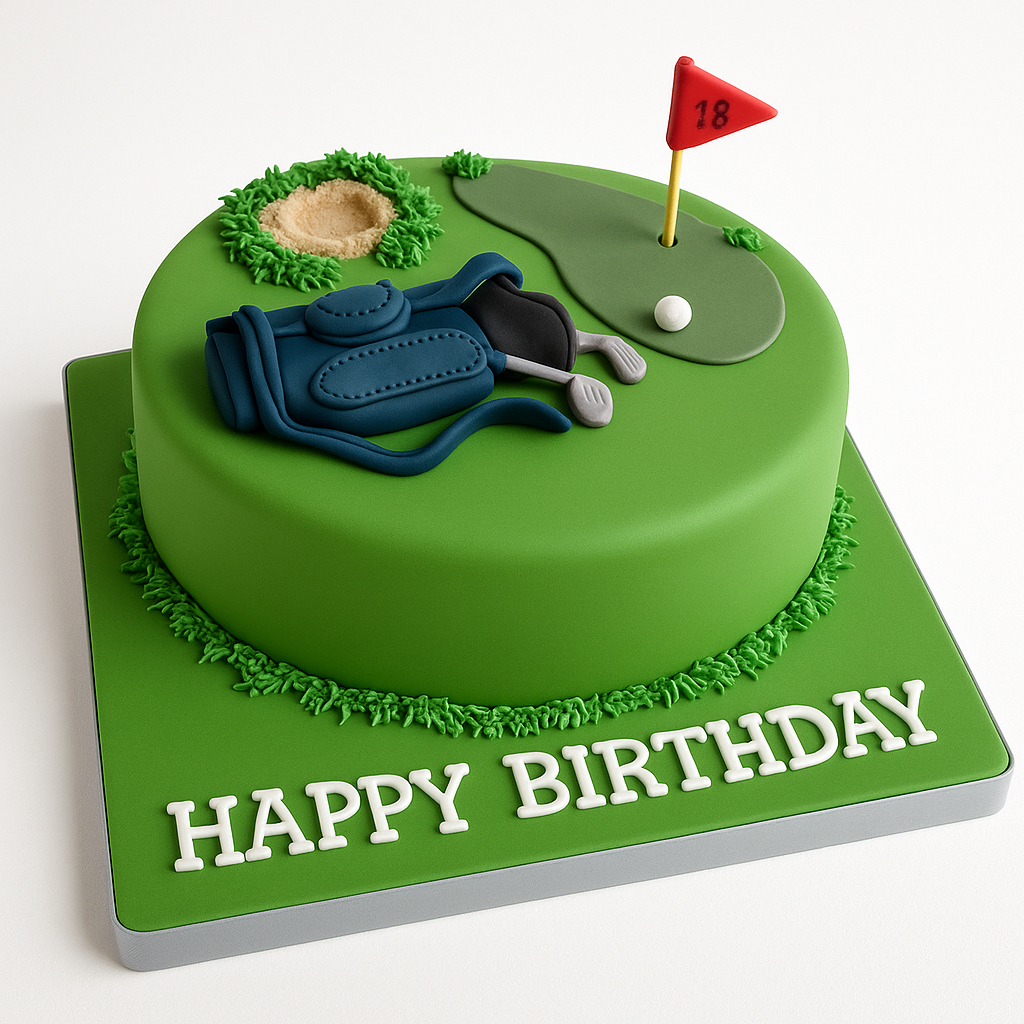 Golf theme Cake