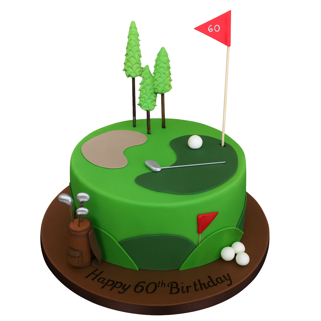 Golf Theme Cake