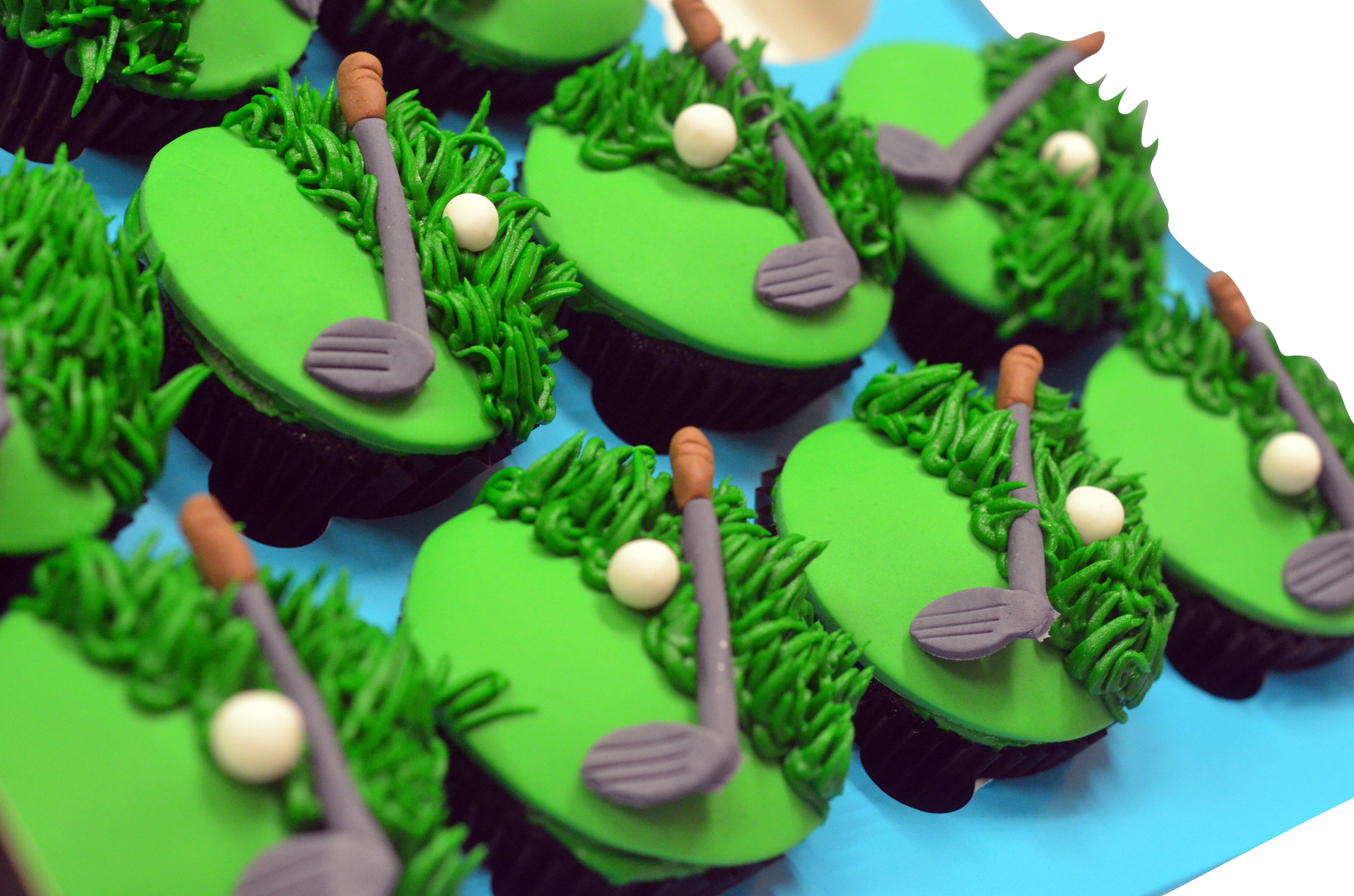 Golf Theme Cupcakes - Pack of 6