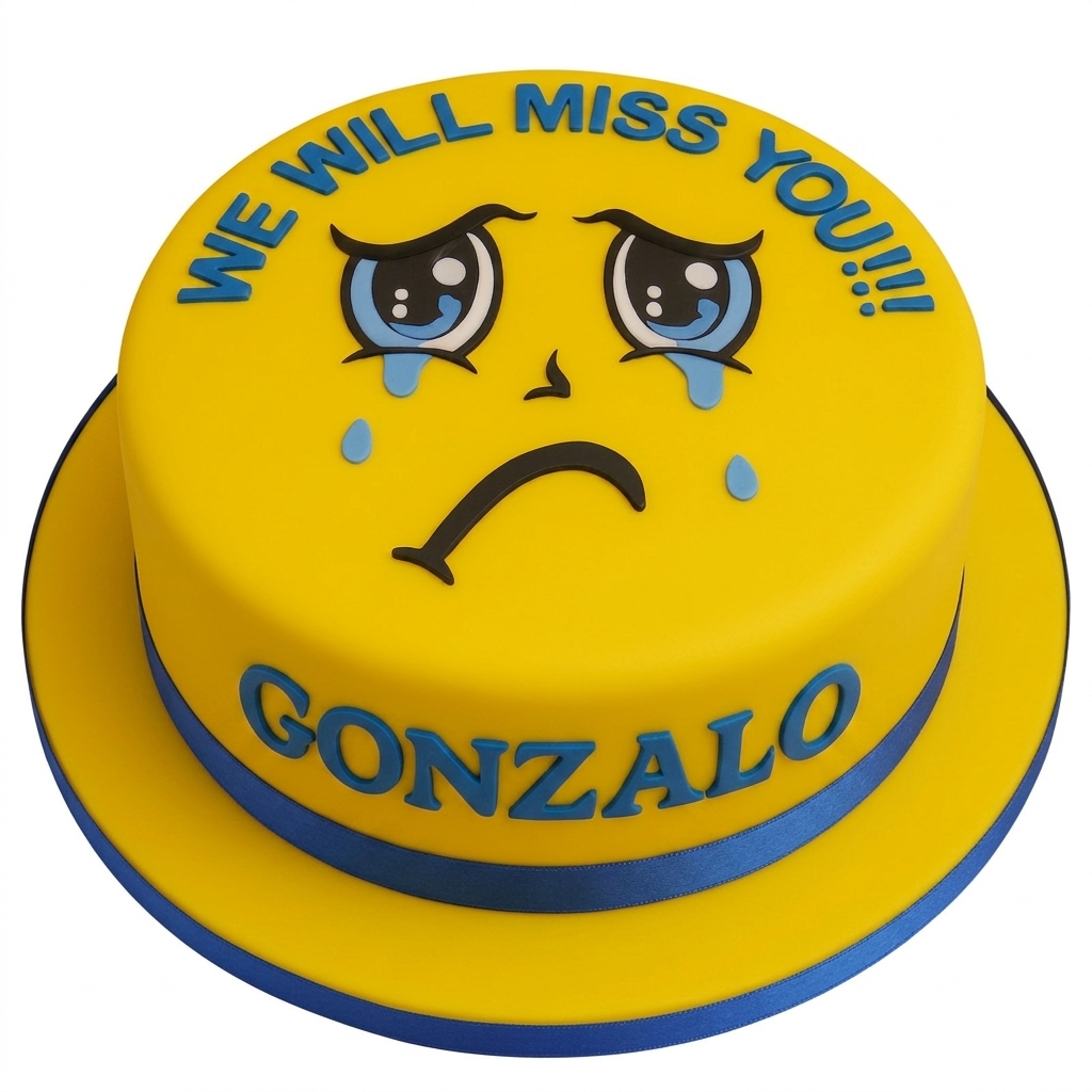 Farewell Emoji Leaving Party Cake