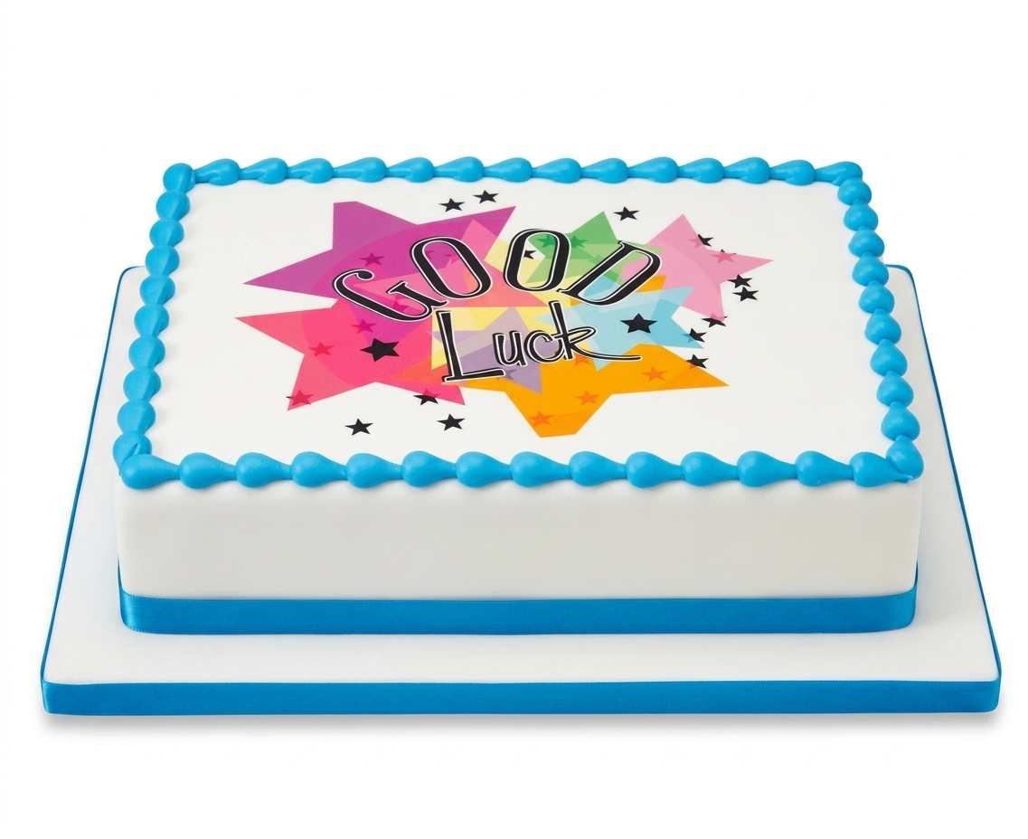 Good Luck Celebration Cake