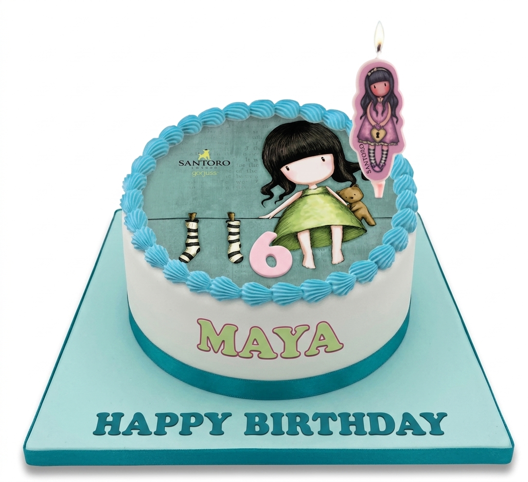 Santoro Gorjuss Girls Birthday Cake
