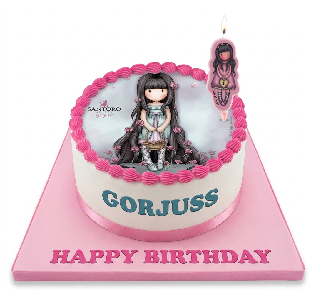 Gorjuss Birthday Cake for Girls
