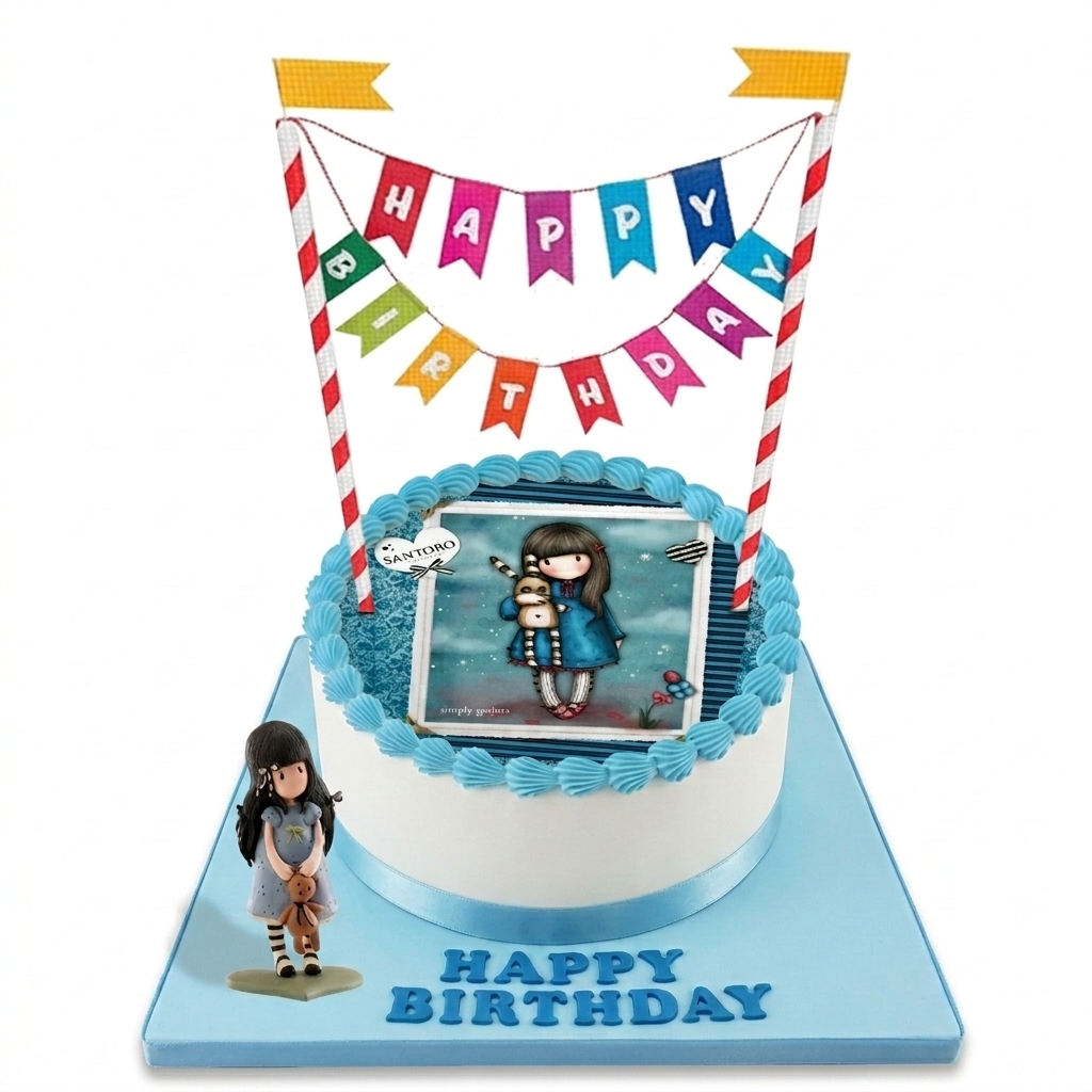 Santoro Gorjuss Doll Birthday Cake