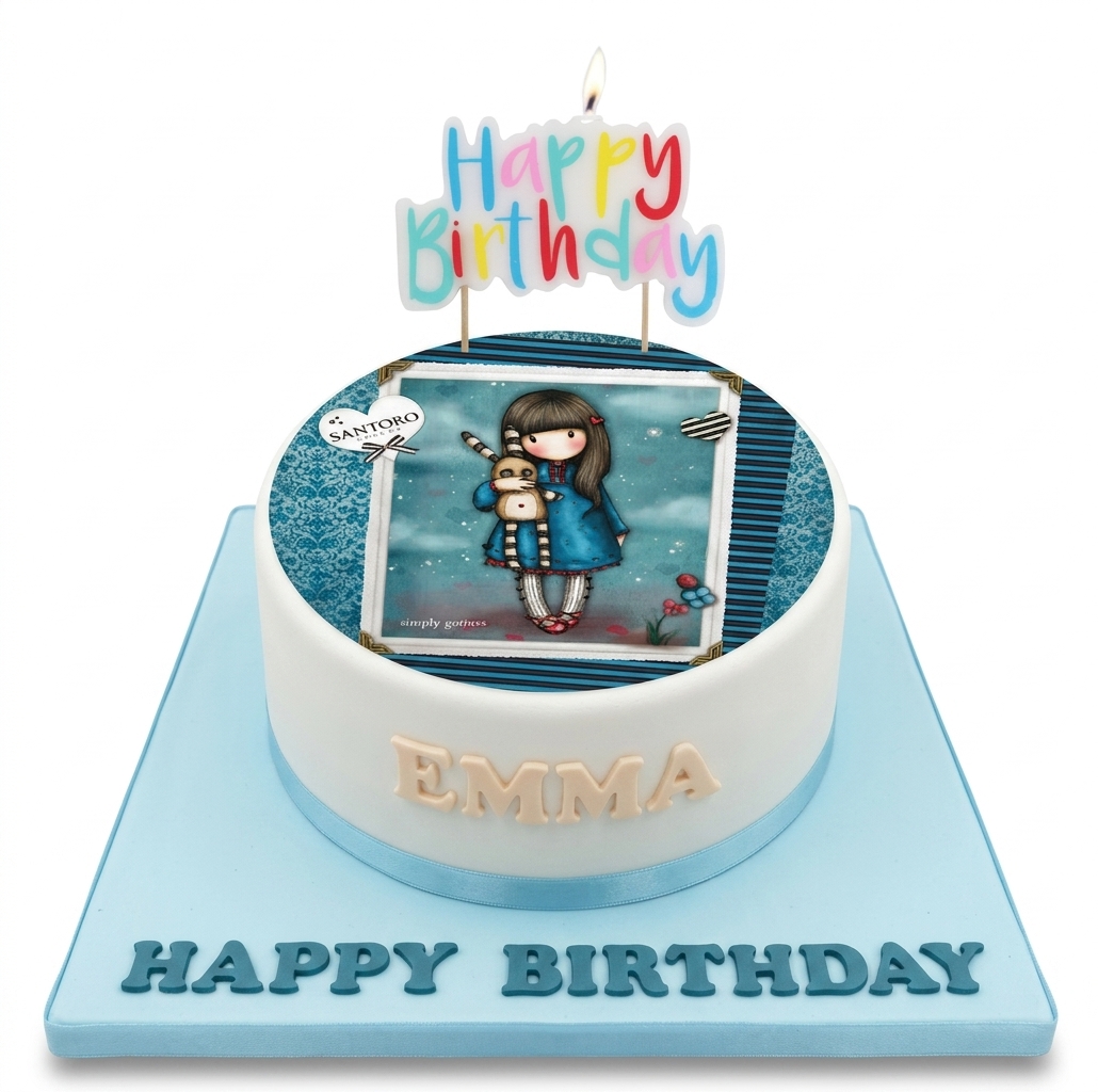 Gorjuss Doll Birthday Cake for Girls
