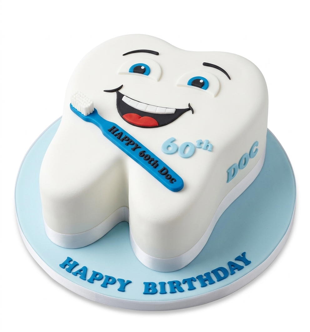 Dentist Birthday Cake