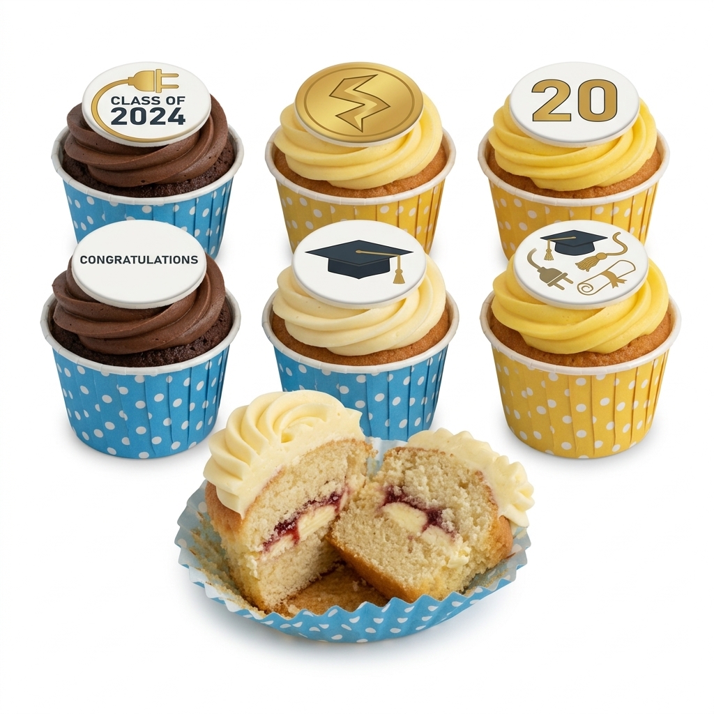 Electrical Engineering Graduation Cupcakes