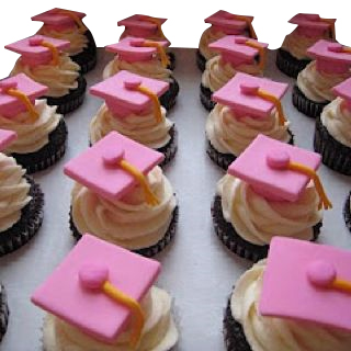 Graduation Theme Cupcakes