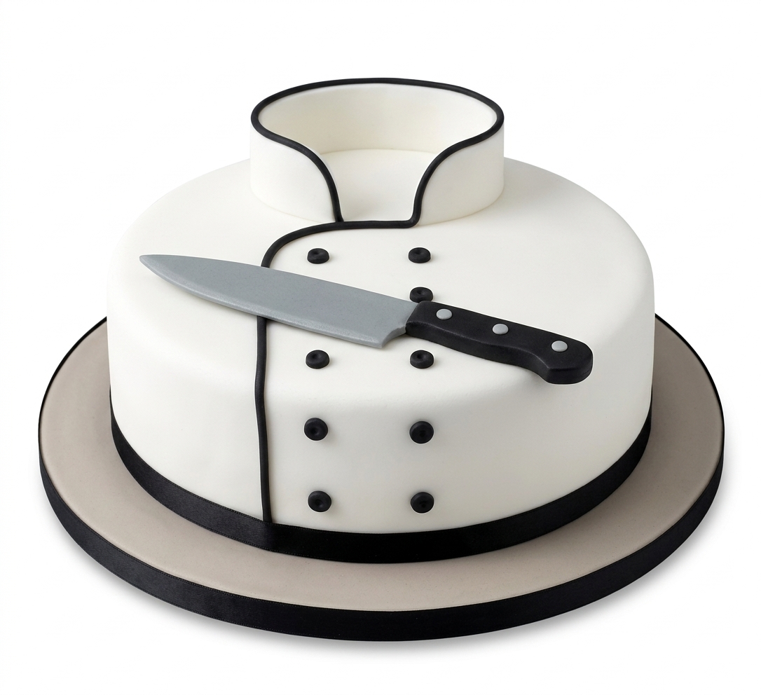 Chef Theme Birthday Cake