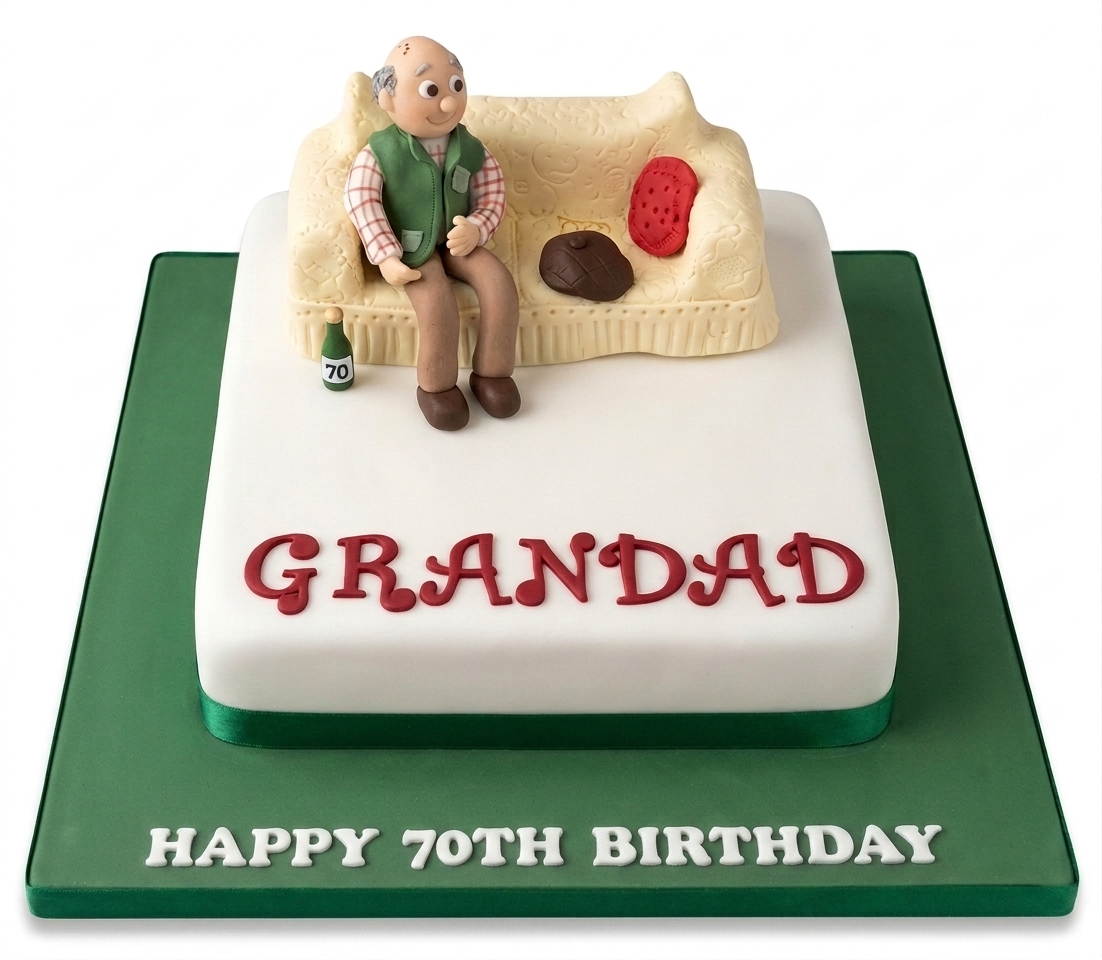 70th Birthday Cake for Grandad