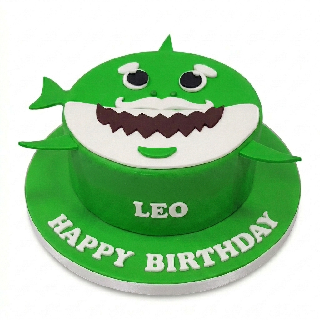 Baby Shark Birthday Cake