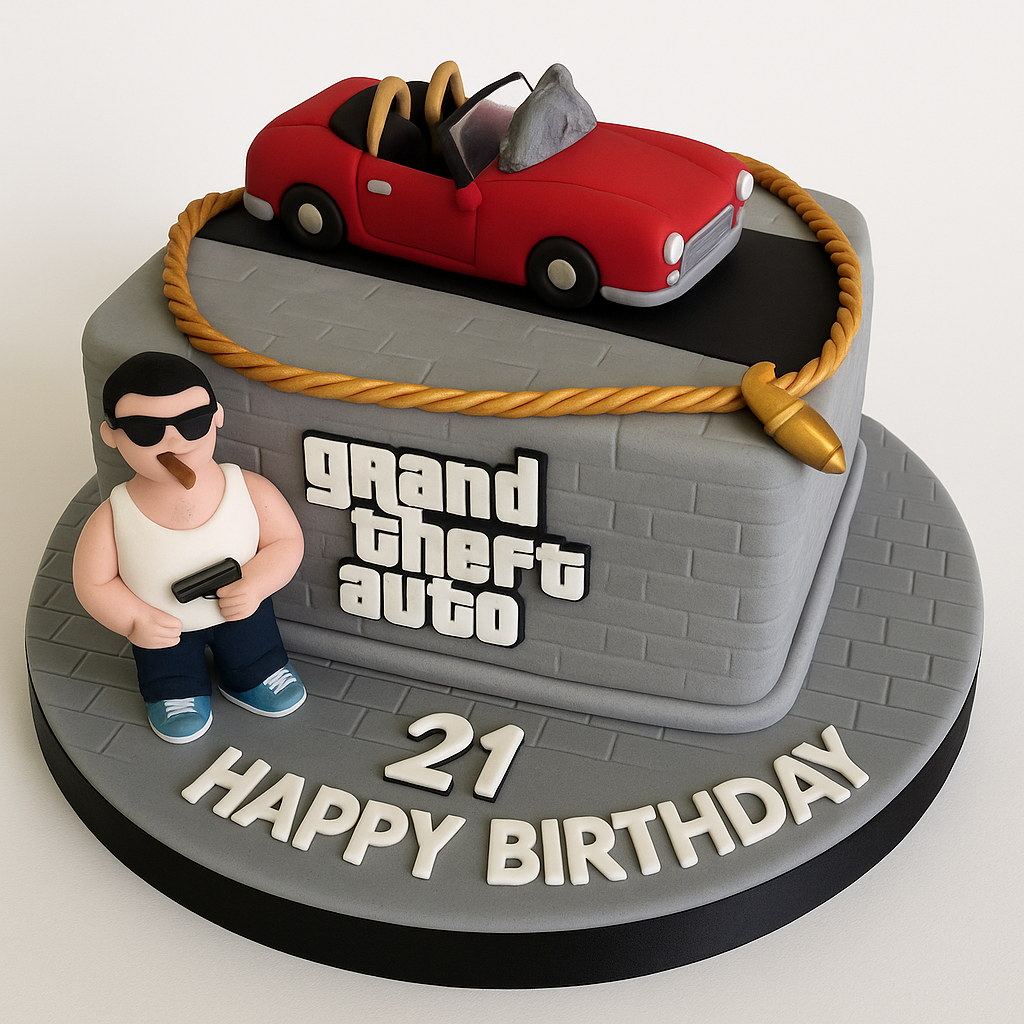 GTA Theme Cake