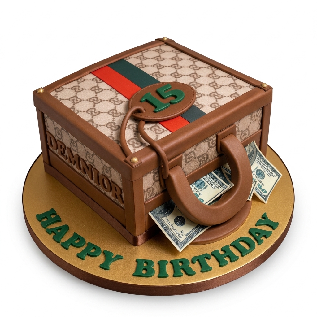 Gucci Handbag Birthday Cake