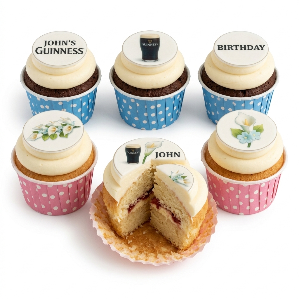 Guinness Birthday Cupcakes for Him