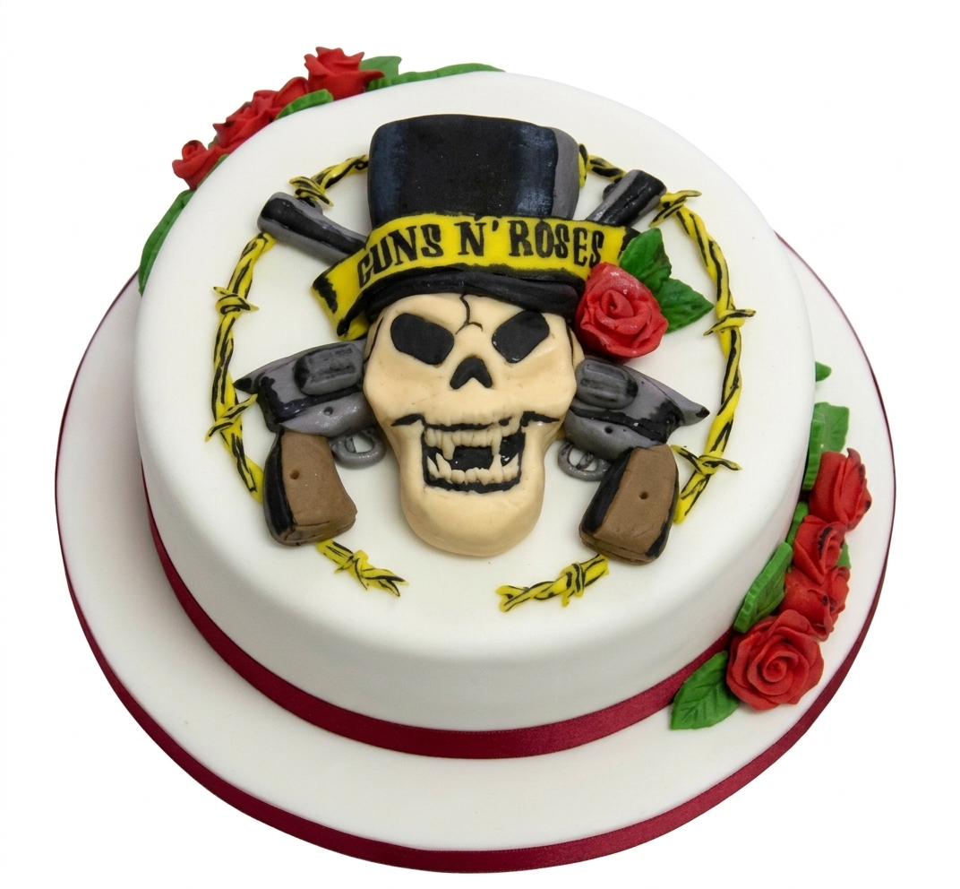 Guns N' Roses Birthday Cake
