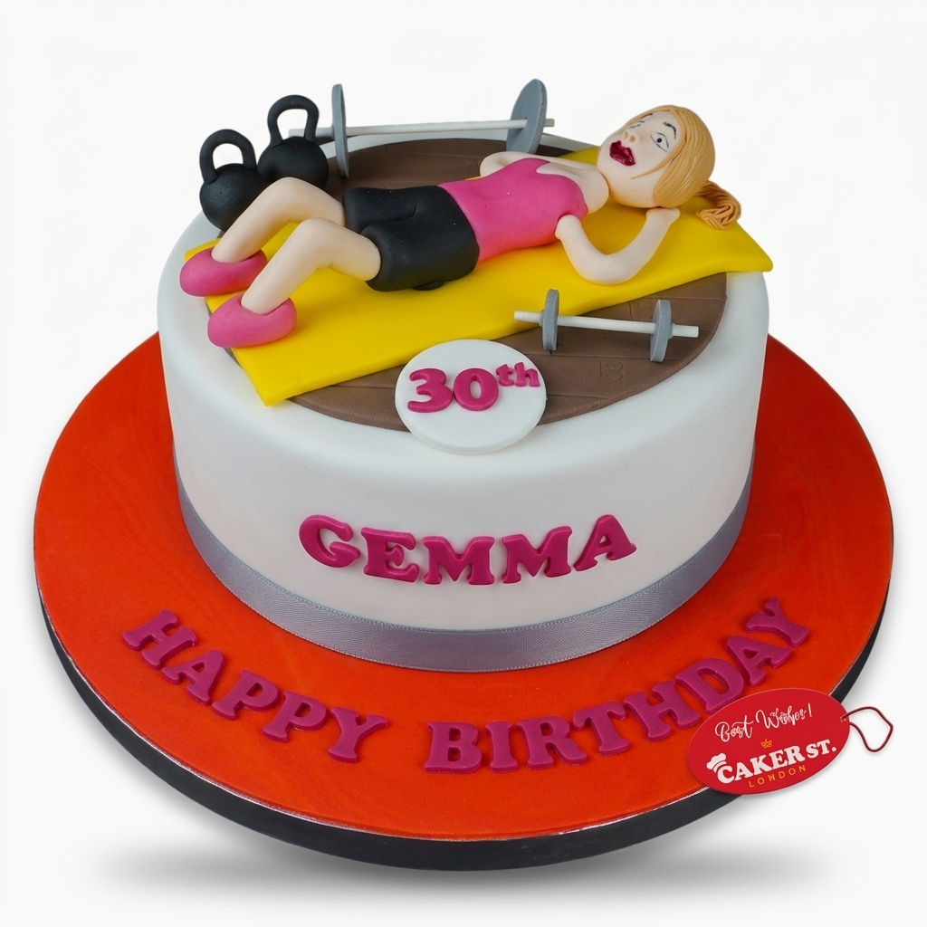 Gym Birthday Cake for Her