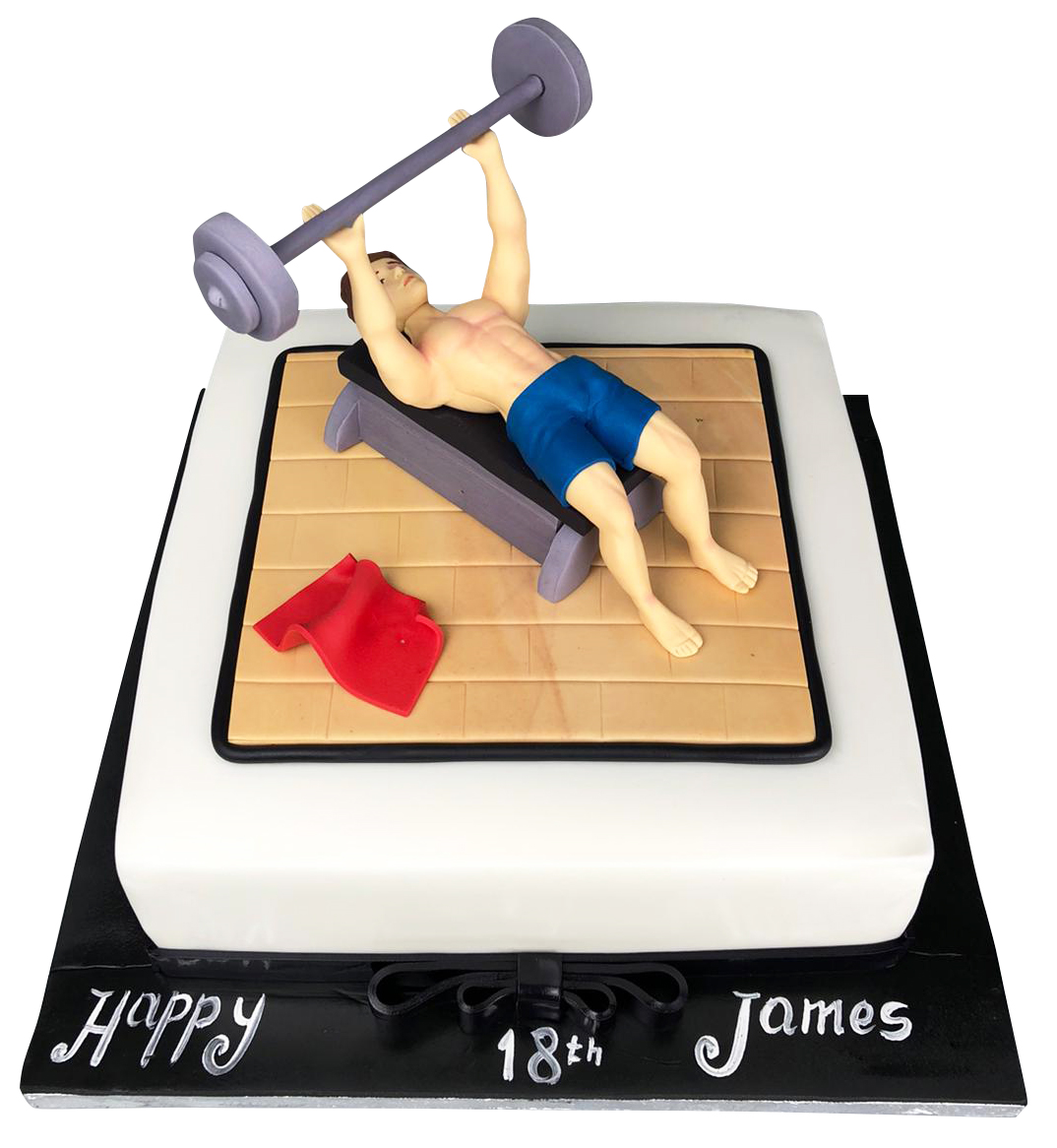 Gym Theme 21st Birthday Cake For Boys