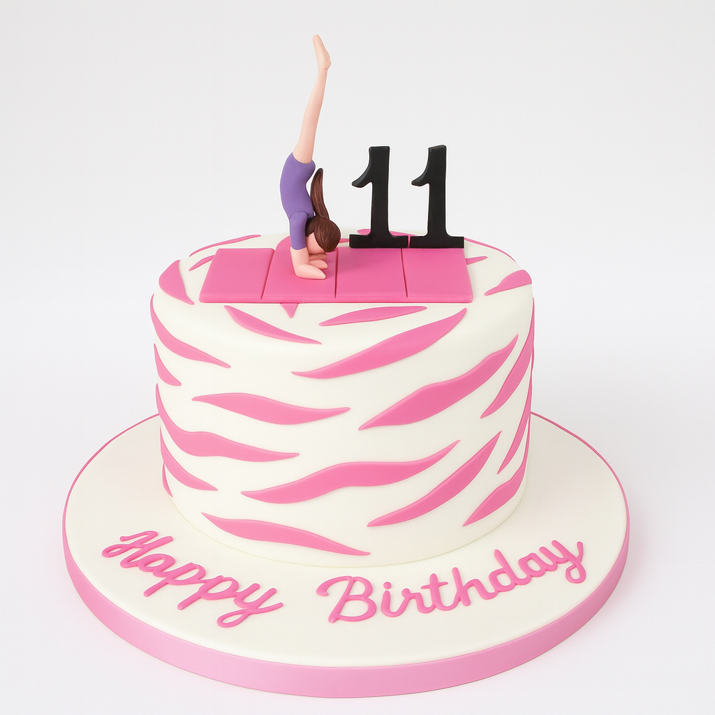 Gymnast cake