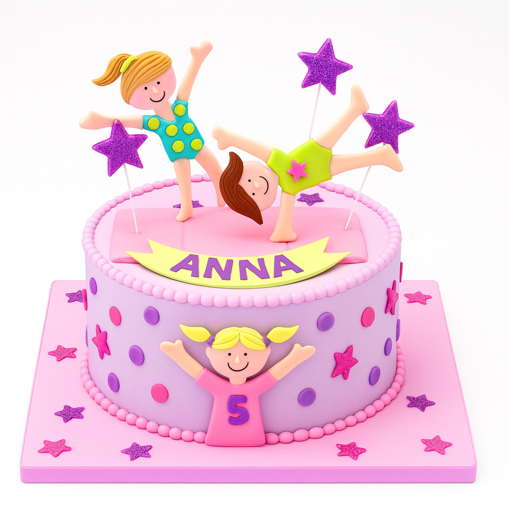Gymnast cake