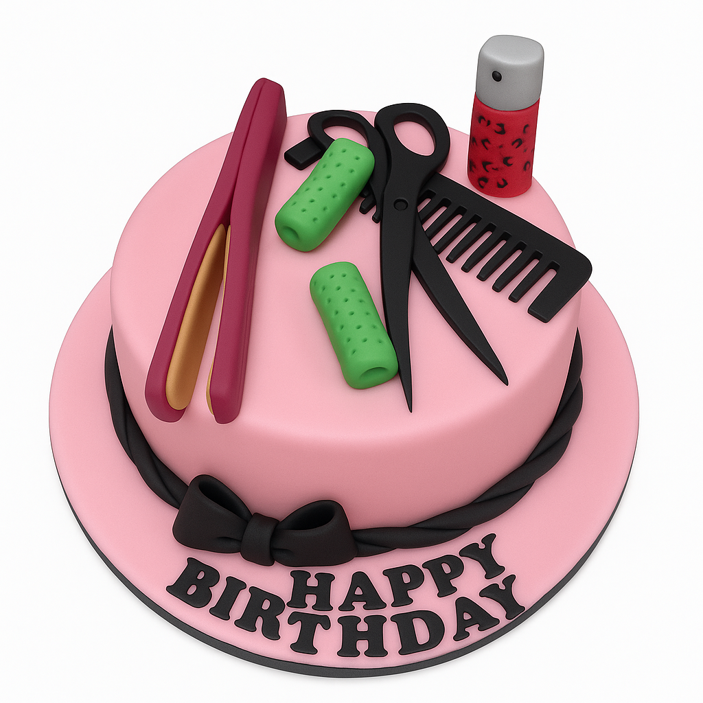 Hair Stylist Cake