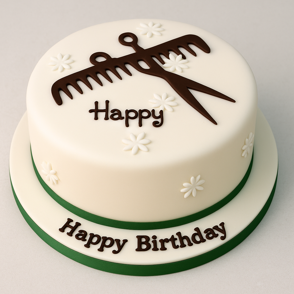 Hairdresser cake