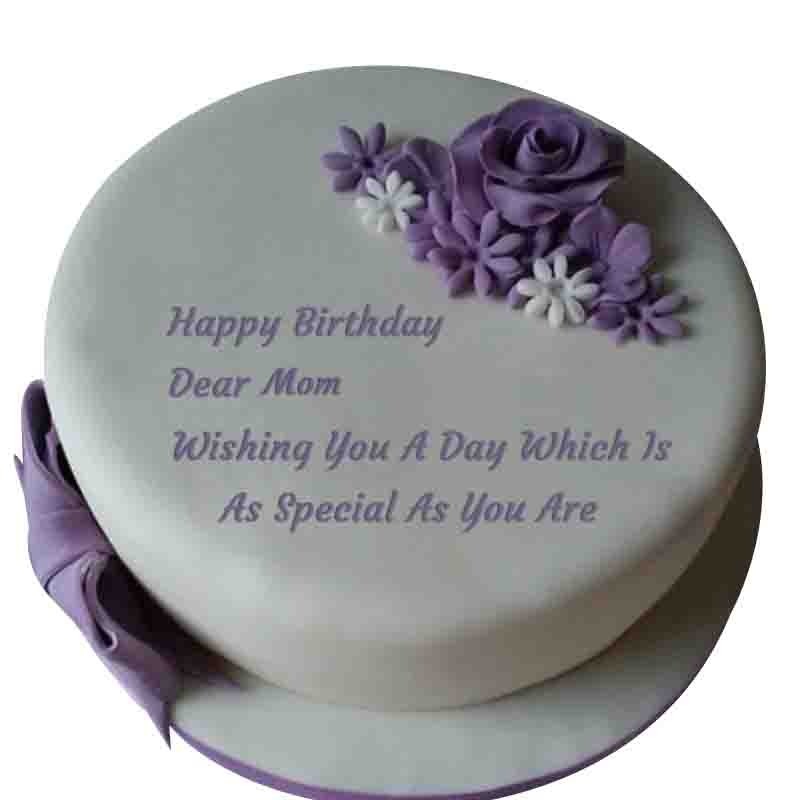 Mirror Acrylic Mum Birthday Cake Charm Disc – inketch
