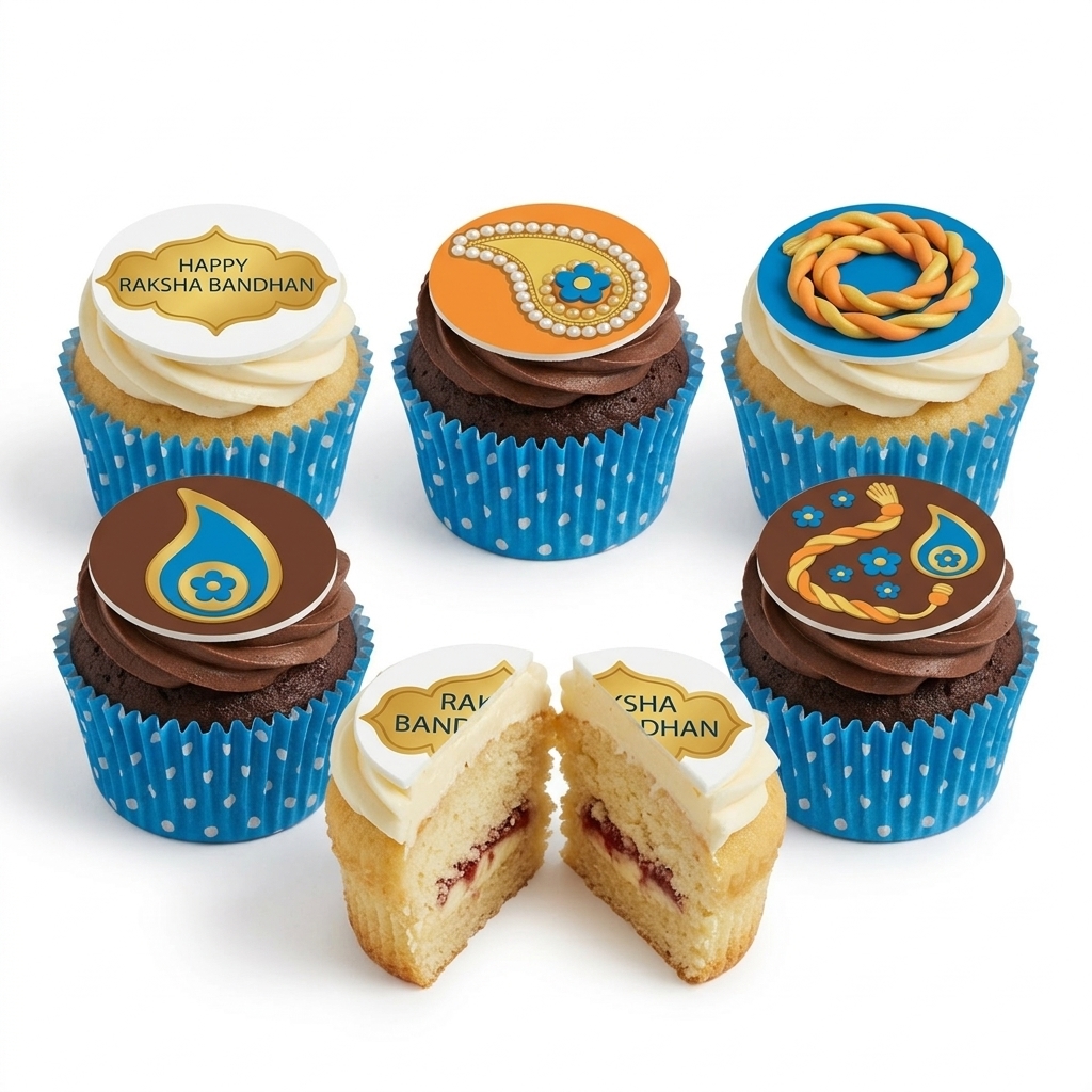 Raksha Bandhan Celebration Cupcakes