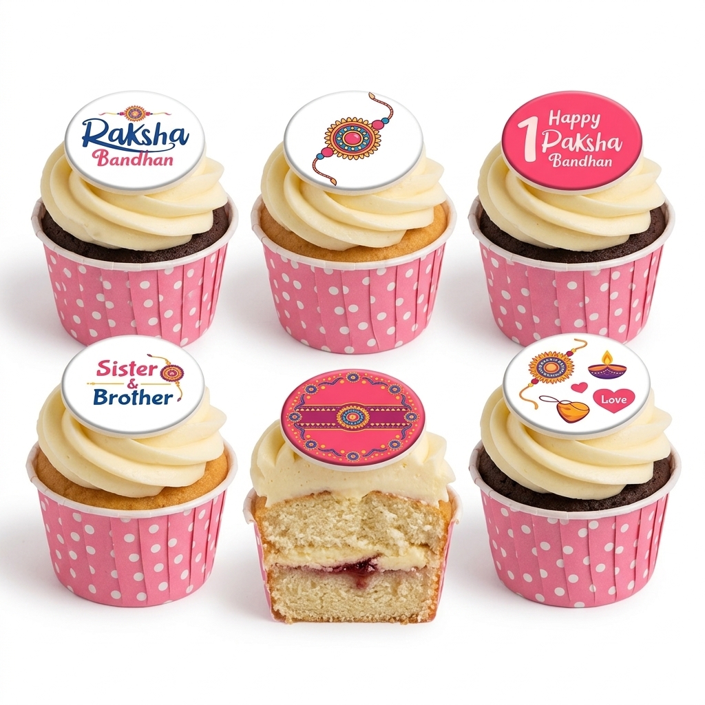 Raksha Bandhan Cupcakes
