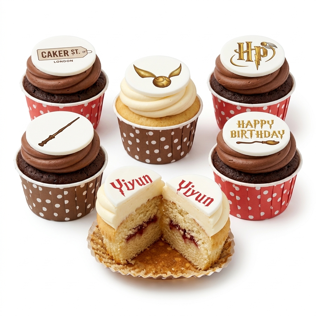 Harry Potter Birthday Cupcakes